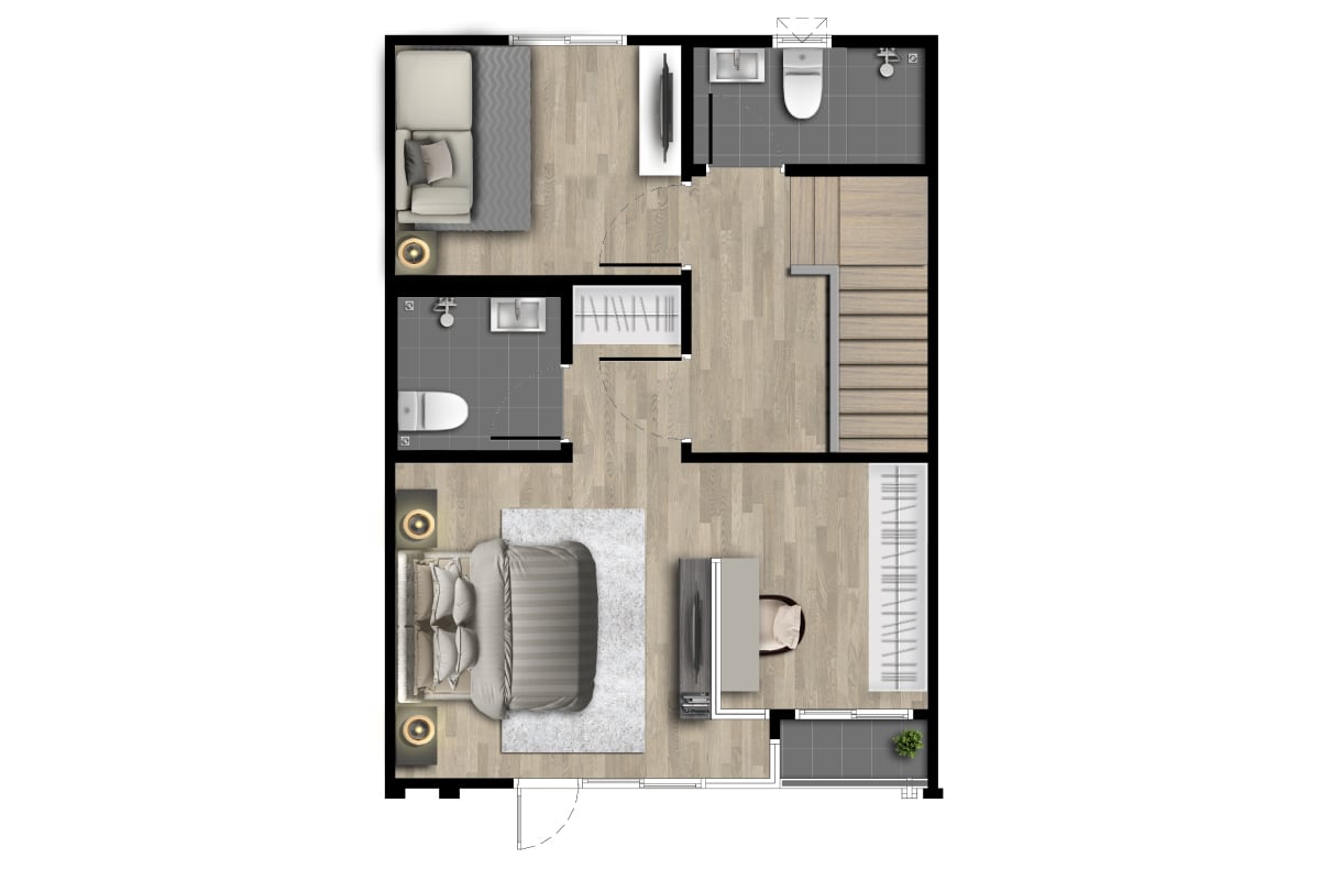 Type MIRA: Floor 2nd-Floor
