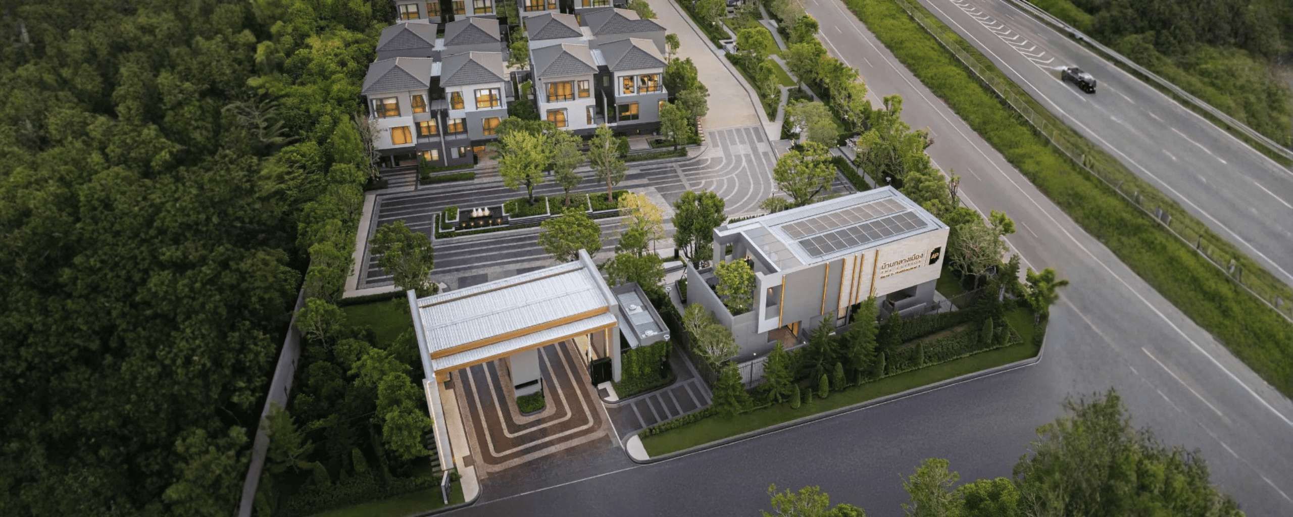 โครงการบ้านแฝด 3 ชั้นหลังใหญ่จาก AP Thai