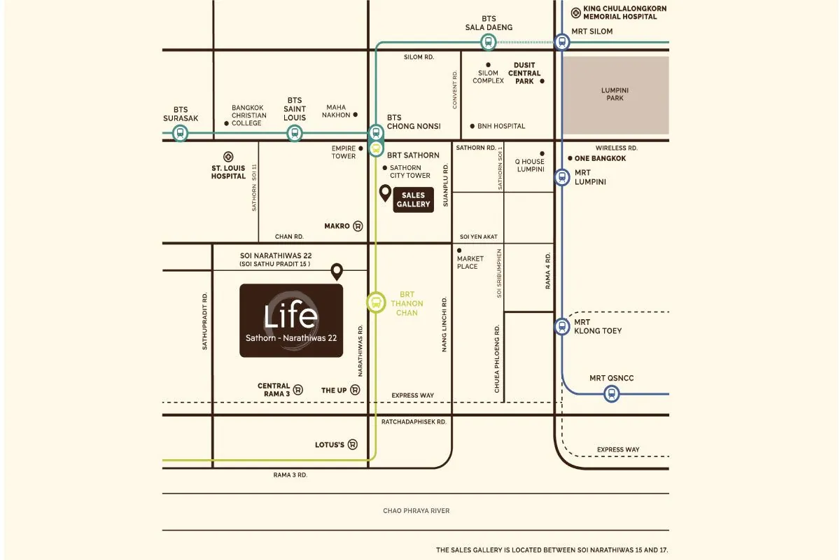 แผนที่โครงการ LIFE สาทร - นราธิวาส 22