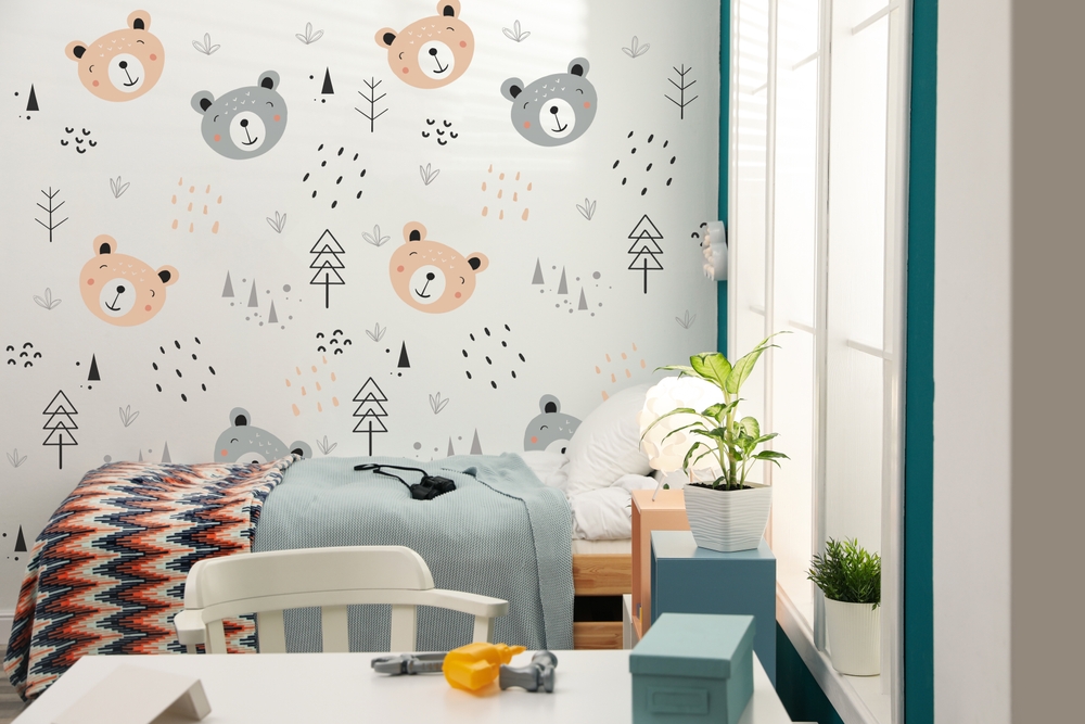 ห้องนอนเด็กธีมการ์ตูน