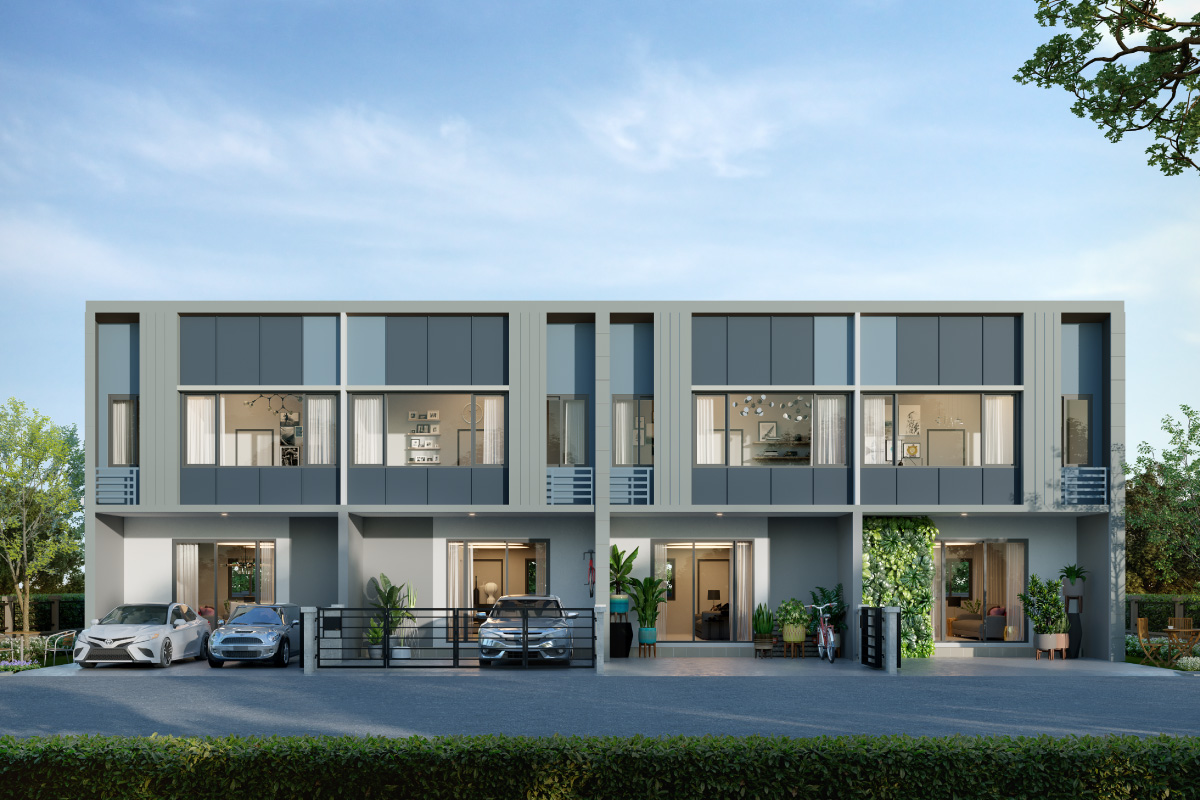 แบบทาวน์โฮม ESCAPE ในโครงการ PLENO พหลโยธิน - สายไหม 2