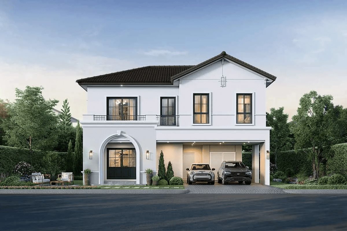 แบบบ้าน CYPRUS โครงการ MODEN รามอินทรา - วงแหวน