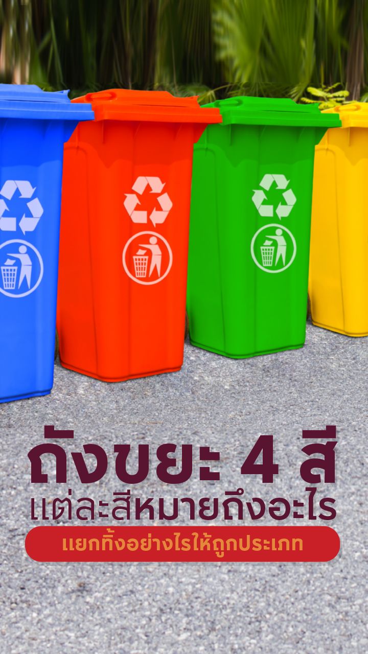 ถังขยะ 4 สี