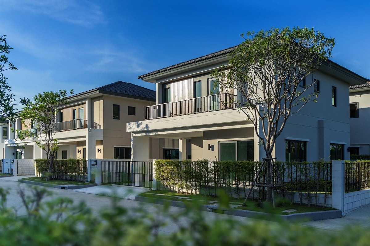 บรรยากาศรอบตัวบ้านเดี่ยว CENTRO อ่อนนุช-สุวรรณภูมิ