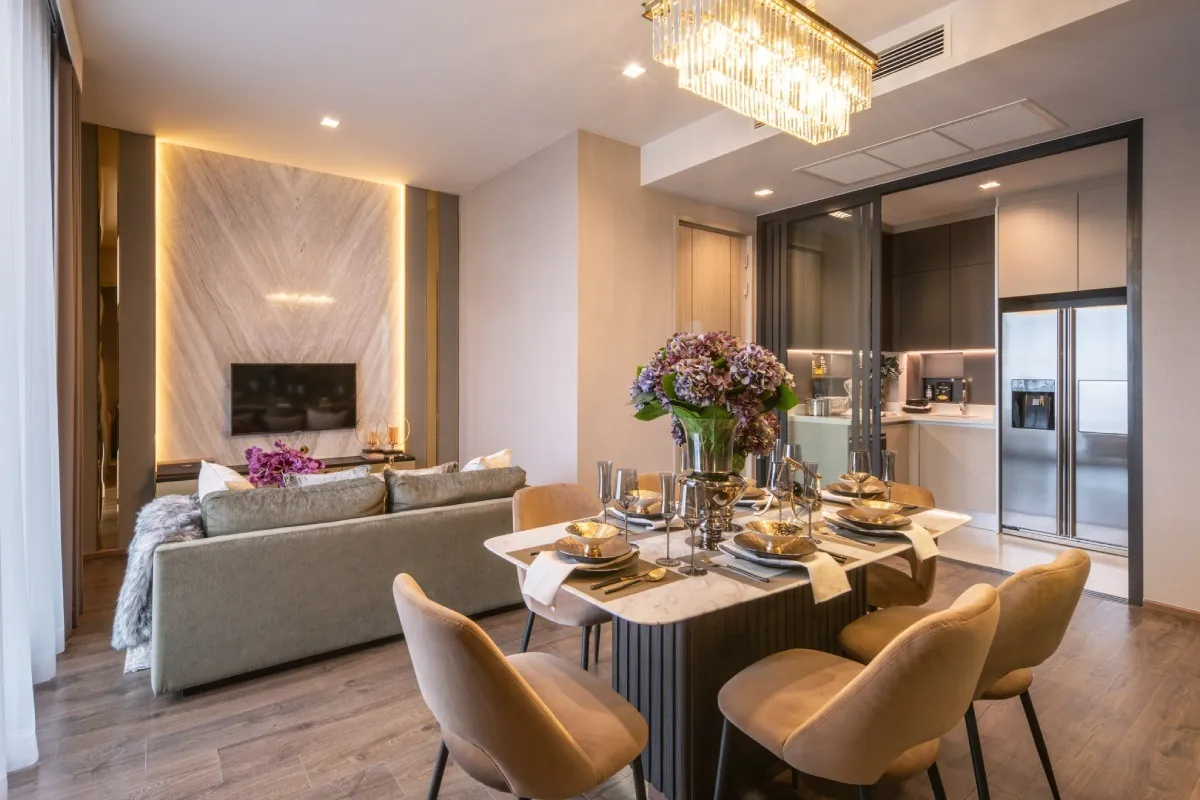 ห้องบนคอนโด THE ADDRESS สยาม - ราชเทวี
