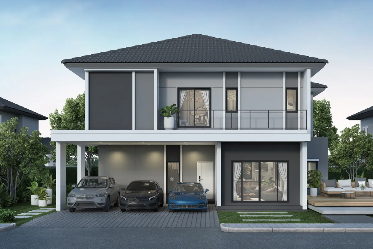 แบบบ้าน CHARA โครงการ CENTRO ราชพฤกษ์ 345