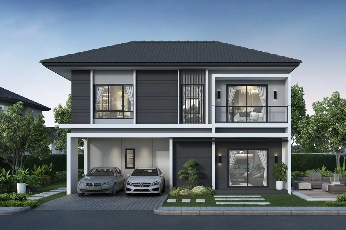 แบบบ้าน MAISON โครงการ CENTRO ราชพฤกษ์ 345