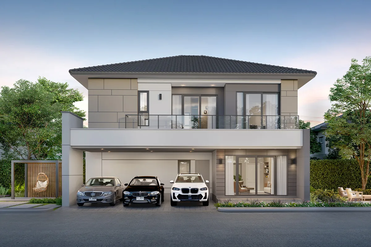 แบบบ้าน LEVORA โครงการ CENTRO ราชพฤกษ์ 3