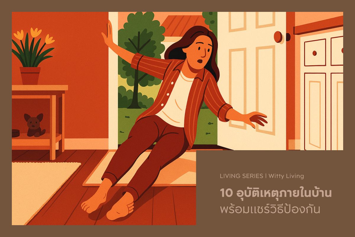 10 อุบัติเหตุภายในบ้าน พร้อมแชร์วิธีป้องกัน
