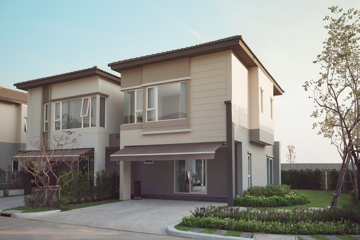 ทาวน์โฮมย่านบางนา โครงการ GRANDE PLENO เมกา บางนา แบบบ้าน Janette