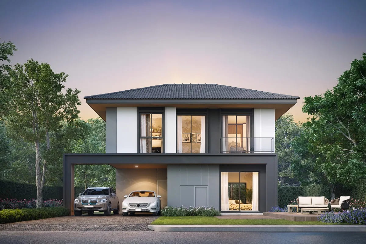 แบบบ้าน JOLIE ในโครงการอภิทาวน์ ระยอง 2