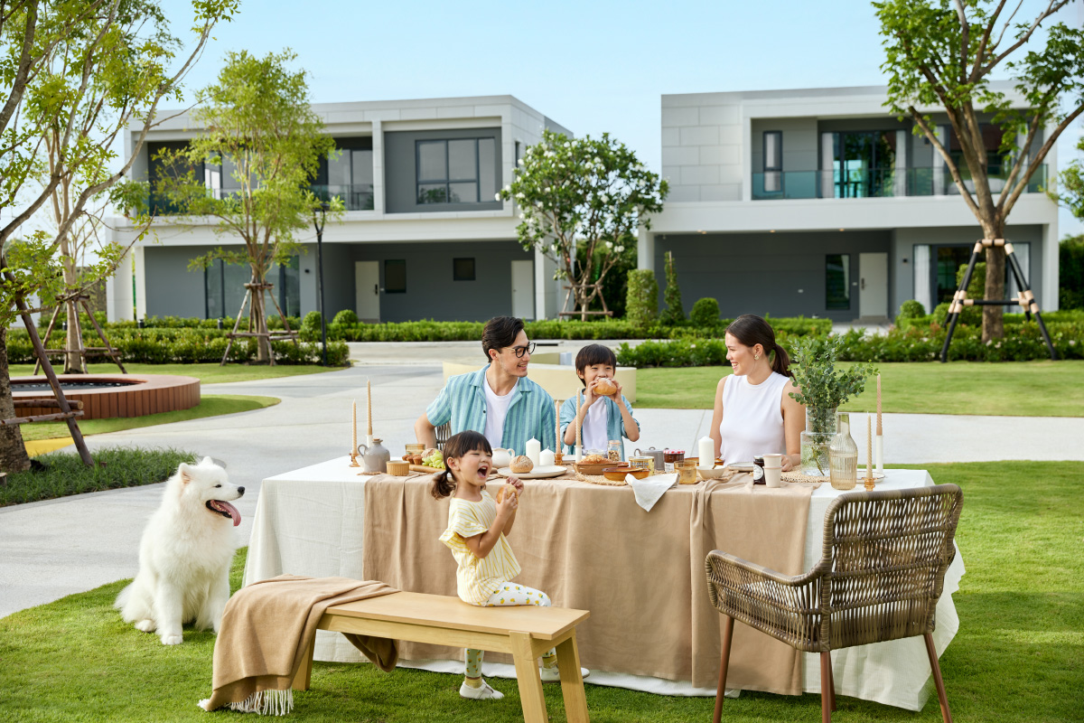 พื้นที่สีเขียว โครงการบ้านเดี่ยว CENTRO ชัยพฤกษ์ แจ้งวัฒนะ 3