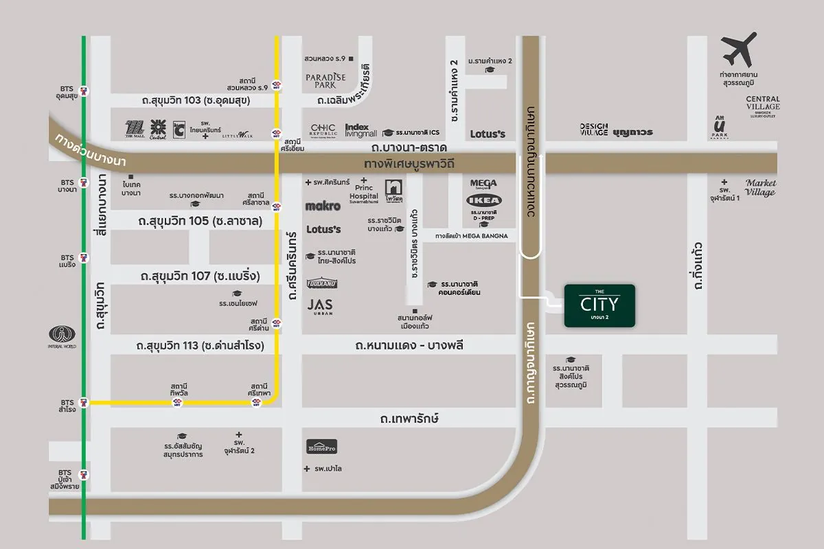 20_homestory-house-bangna.png แผนที่การเดินทางและสิ่งอำนวยความสะดวกใกล้เคียงโครงการ THE CITY บางนา 2
