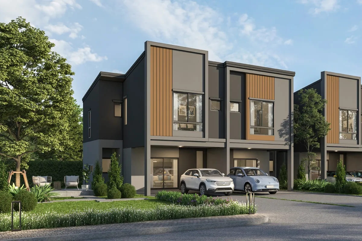 บ้านแฝดสไตล์บ้านเดี่ยว โครงการ GRANDE PLENO รามอินทรา - บางชันสเตชั่น
