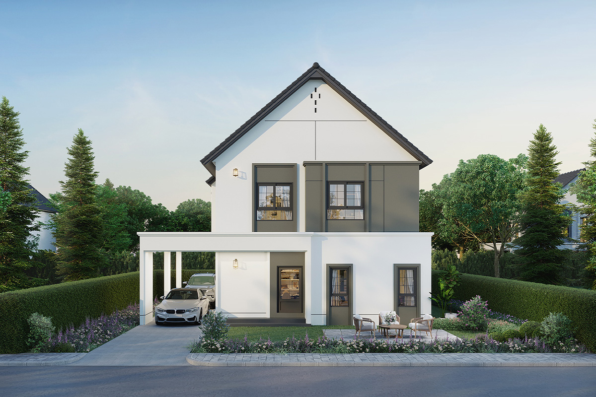 โครงการบ้านเดี่ยว 50 ตารางวา CENTRO เพชรเกษม - บางแค แบบบ้าน DEVY