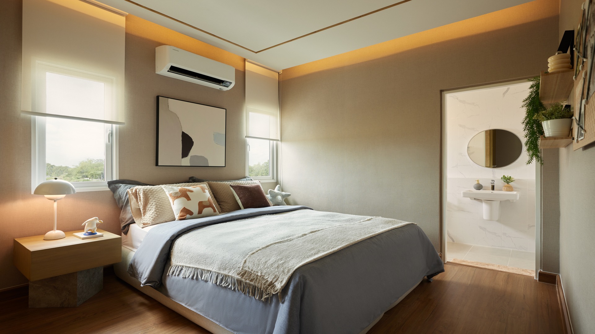 ห้องนอน บ้านเดี่ยว MODEN ราชพฤกษ์ 345