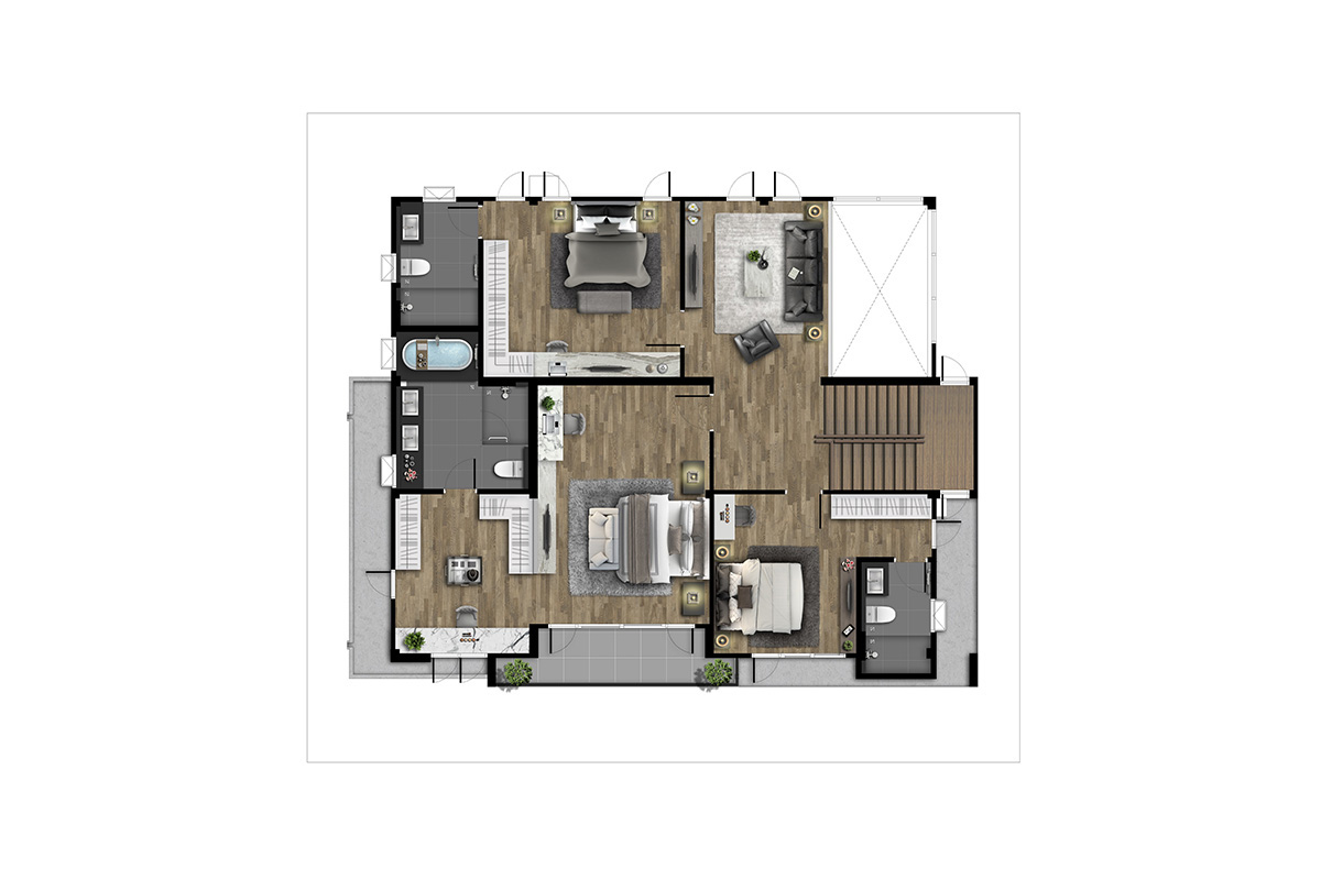 Type DIONE: Floor  	2nd Floor 