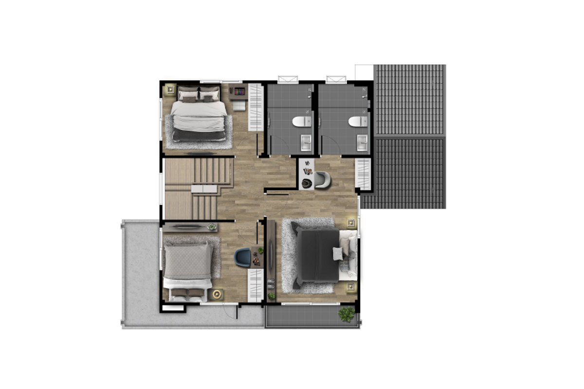 Type PORTER: Floor 2nd Floor