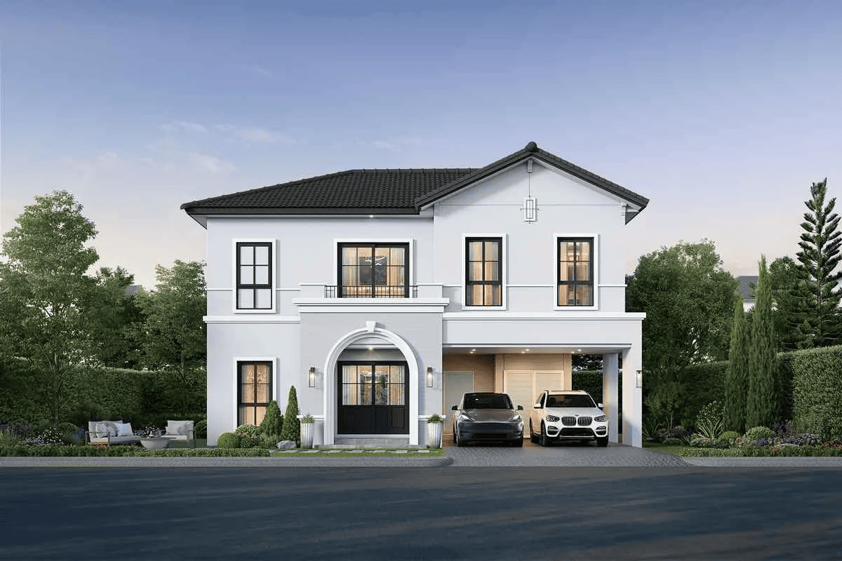 แบบบ้าน ZANTE โครงการ MODEN รามอินทรา - วงแหวน