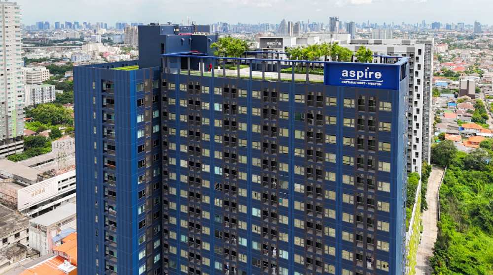 คอนโดไม่เกิน 3 ล้านใกล้รถไฟฟ้า MRT โครงการ ASPIRE รัตนาธิเบศร์ เวสต์ตัน