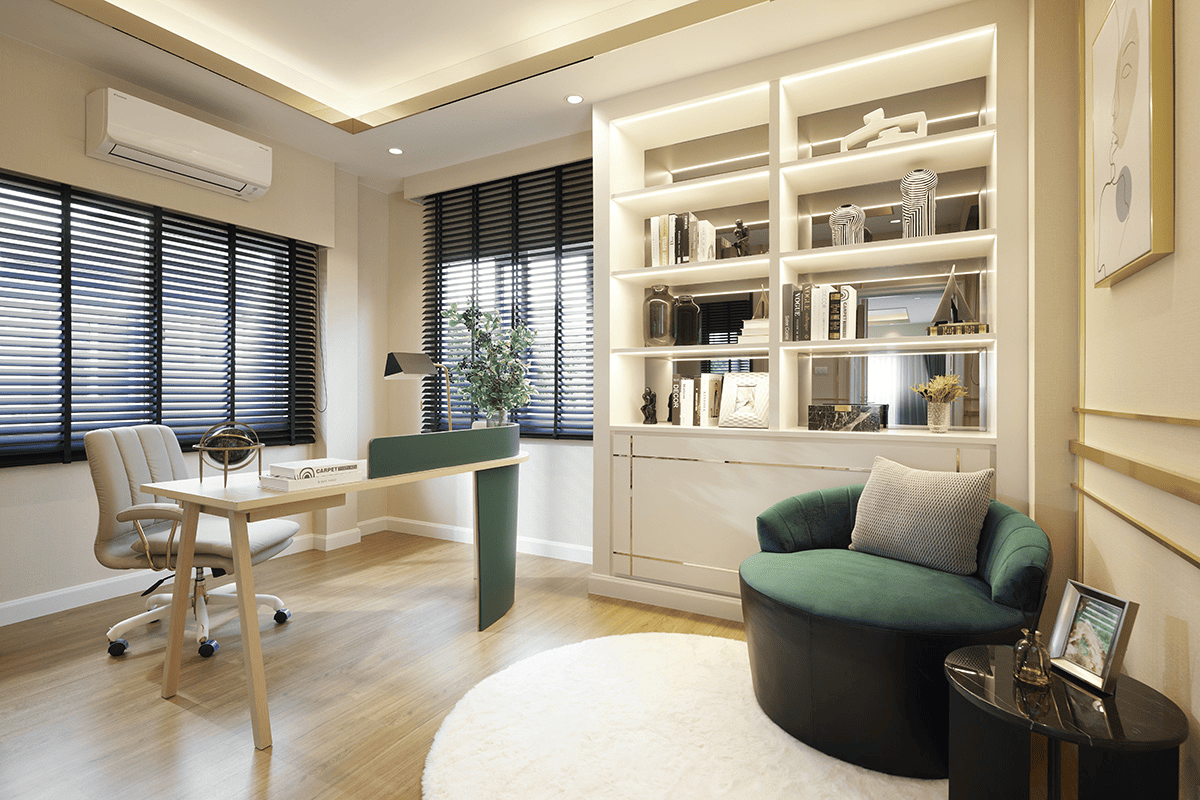 การตกแต่งบ้านสไตล์ Modern Luxury ด้วยชั้นวางของสุดหรู