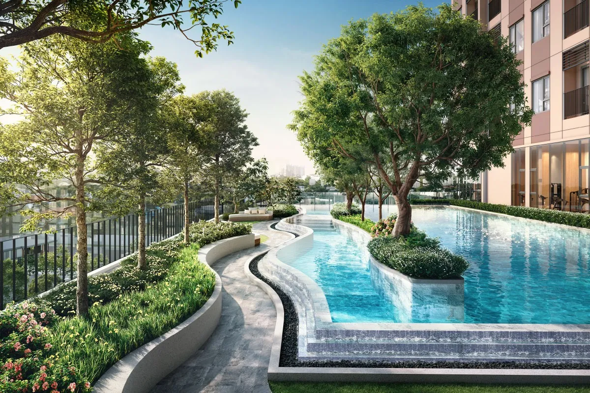 บรรยากาศคอนโด ASPIRE สาทร ตากสิน - พรีว่า
