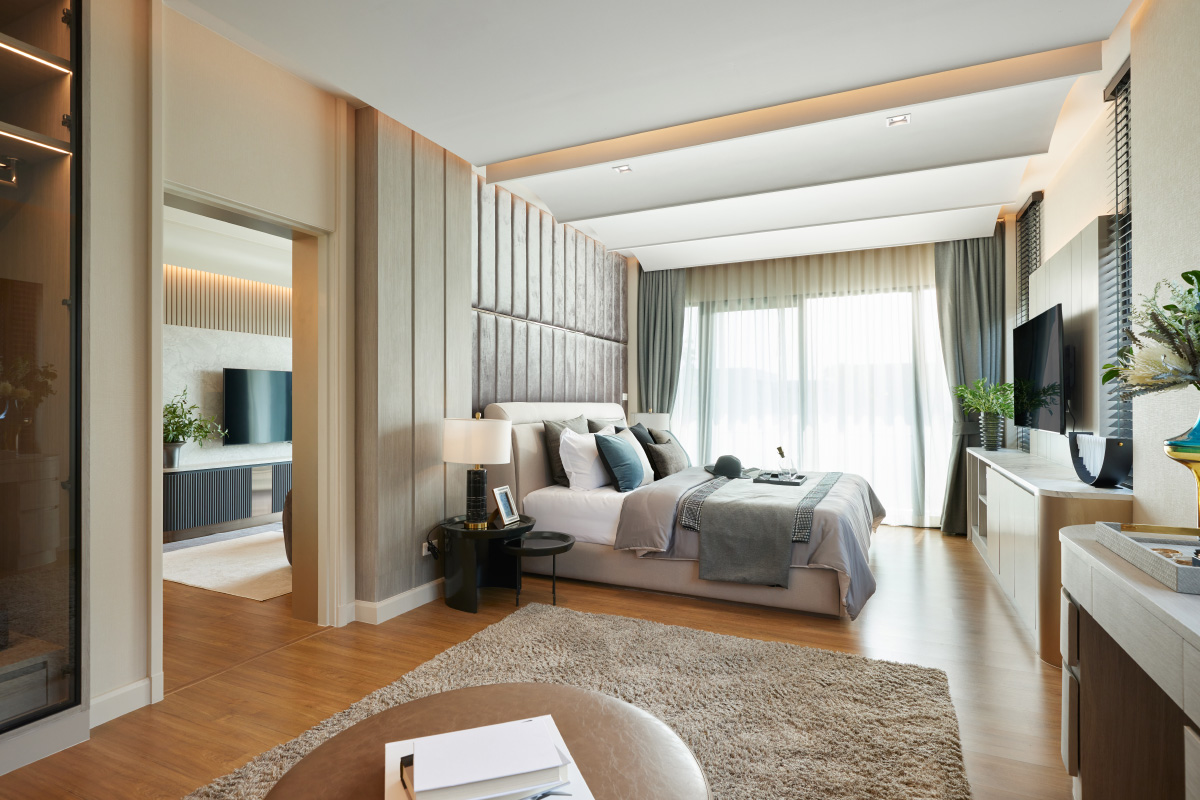 ห้องนอน โครงการบ้านเดี่ยว CENTRO รามอินทรา-จตุโชติ 2