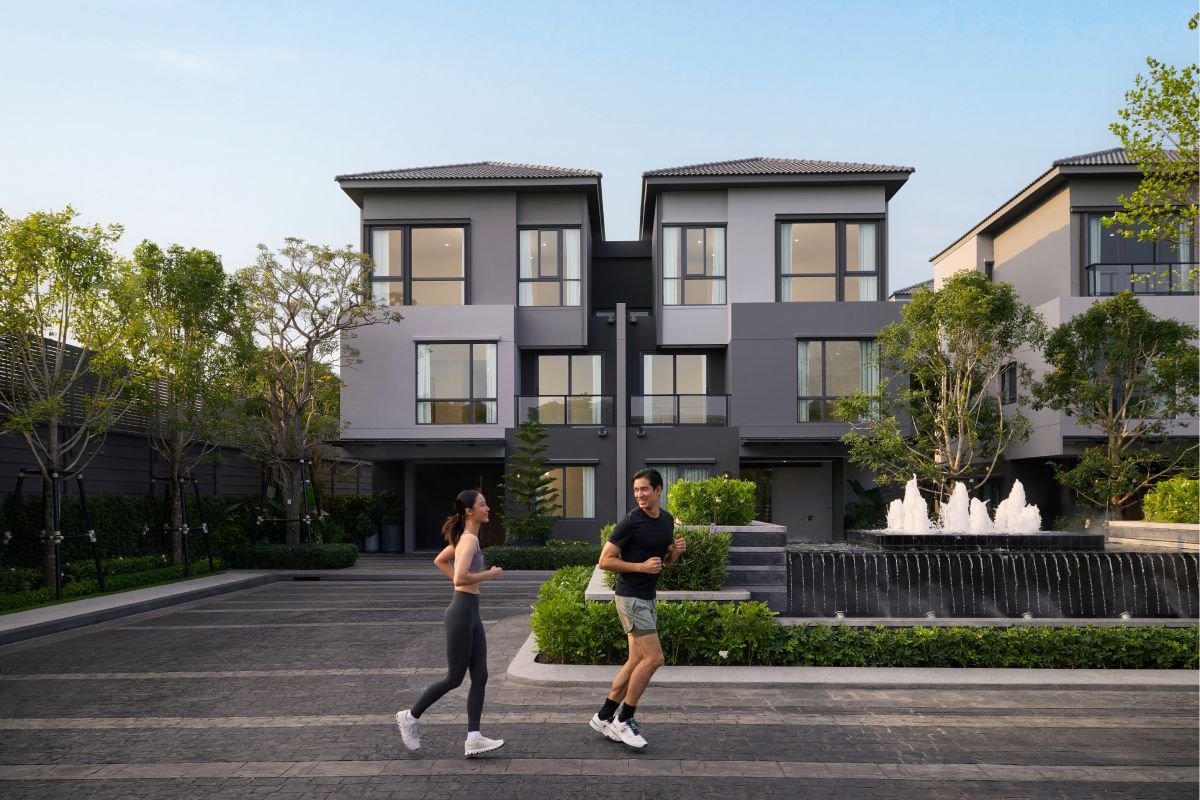 บ้านแฝดบ้านแฝด 3 ชั้น