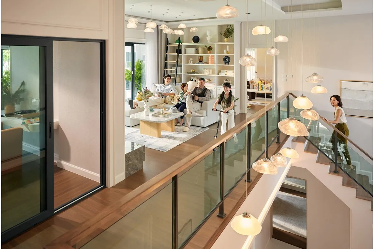 ครอบครัวใช้ชีวิตอย่างสุขสบายในบ้านเดี่ยว 10 - 15 ล้าน โครงการ THE CITY ทวีวัฒนา