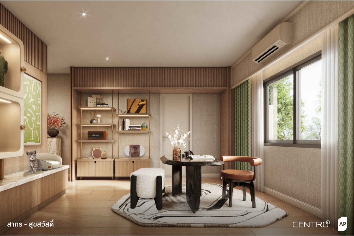 พื้นที่ภายในบ้านเดี่ยว โครงการ CENTRO สาทร - สุขสวัสดิ์