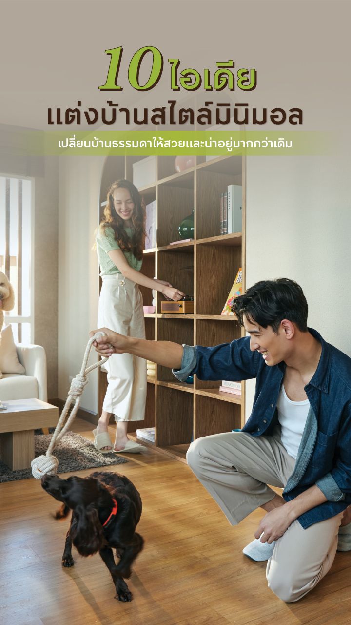 ไอเดียแต่งบ้านสไตล์มินิมอล