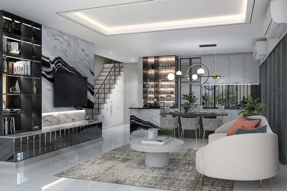 Dining & Living บ้านเดี่ยว CENTRO ราชพฤกษ์ 345