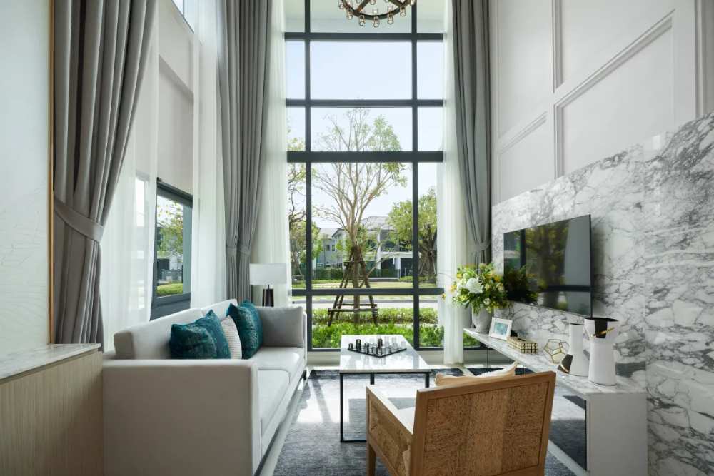 ห้องรับแขก บ้านเดี่ยว THE CITY รามอินทรา 3