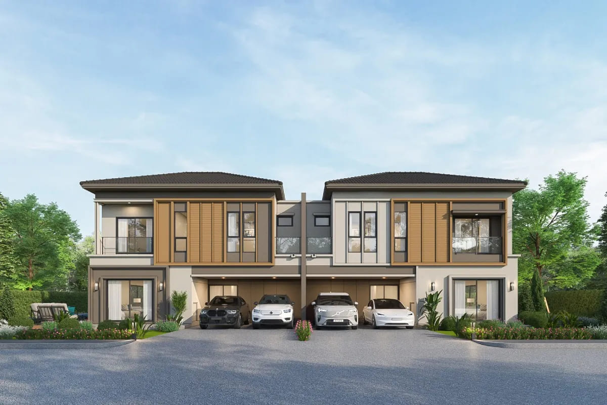 แบบบ้านแฝด 2 ชั้น Type SIENNA โครงการ GRANDE PLENO พหลโยธิน - วิภาวดี 3