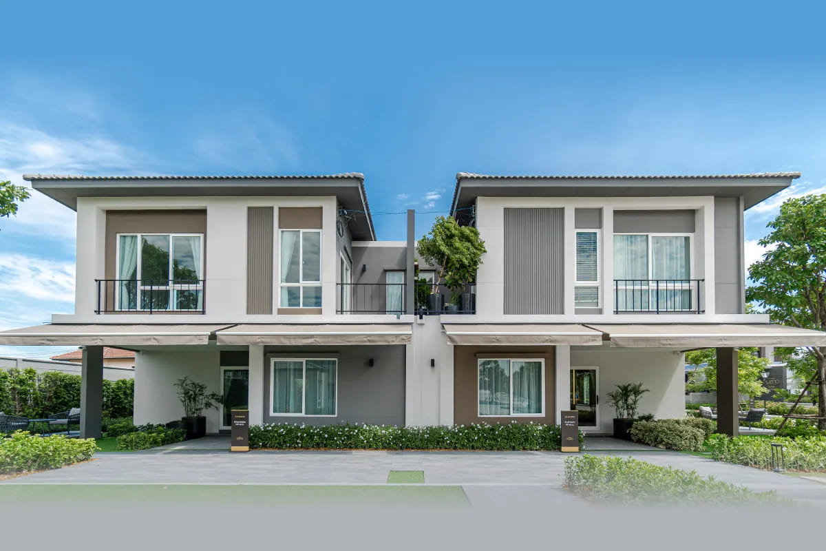 บ้านแฝดสไตล์บ้านเดี่ยว โครงการ GRANDE PLENO ปิ่นเกล้า - กาญจนาฯ