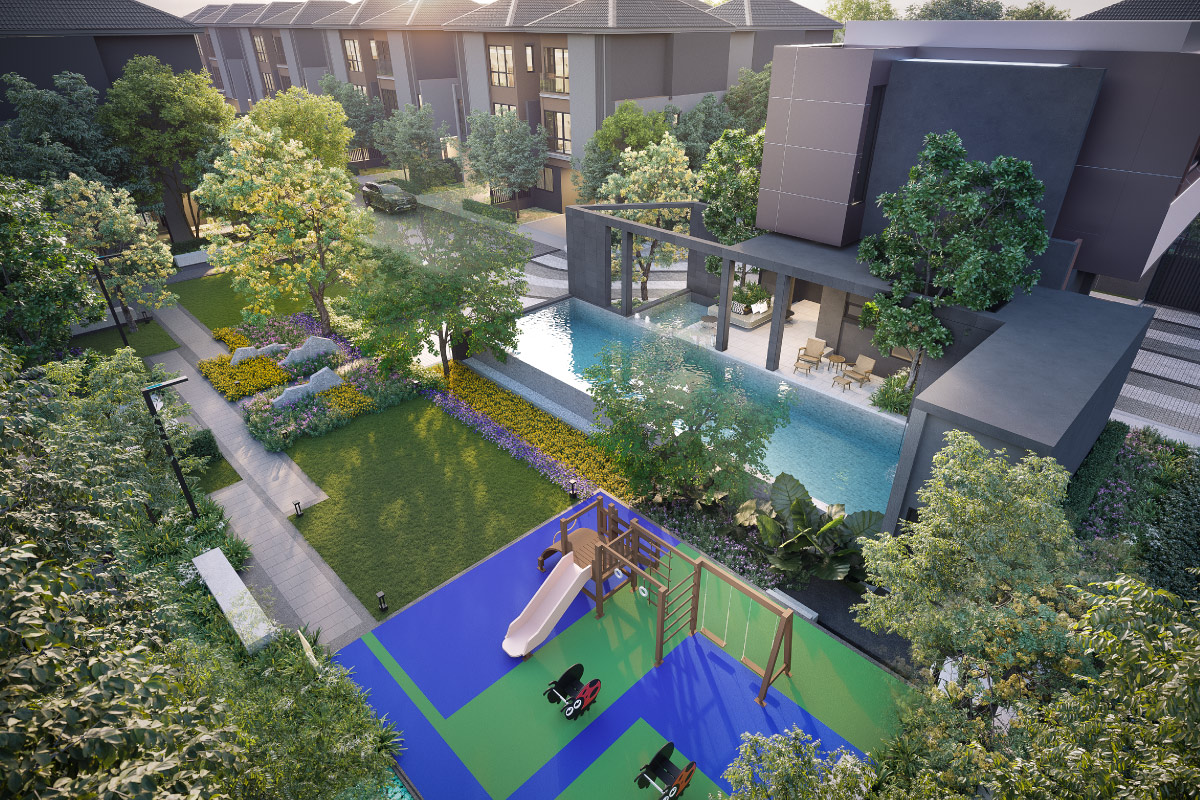 พื้นที่ส่วนกลาง โครงการบ้านกลางเมือง THE EDITION สุขุมวิท-อ่อนนุช