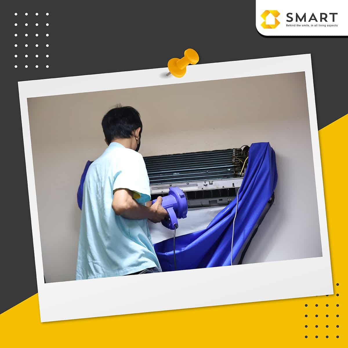 จองบริการล้างแอร์และทำความสะอาดบ้าน Home Service ผ่านแอป SMART WORLD ตัวช่วยดูแลบริการหลังการขาย AP