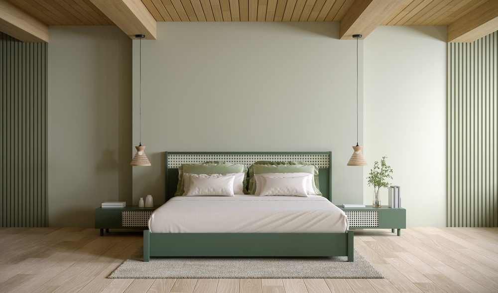 12_cool-tone-decoration-idea.jpg ห้องนอนสีเขียวอมเทา