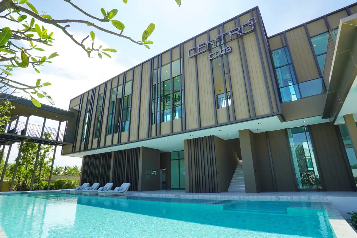 ส่วนกลางภายในโครงการ CENTRO บางบอน