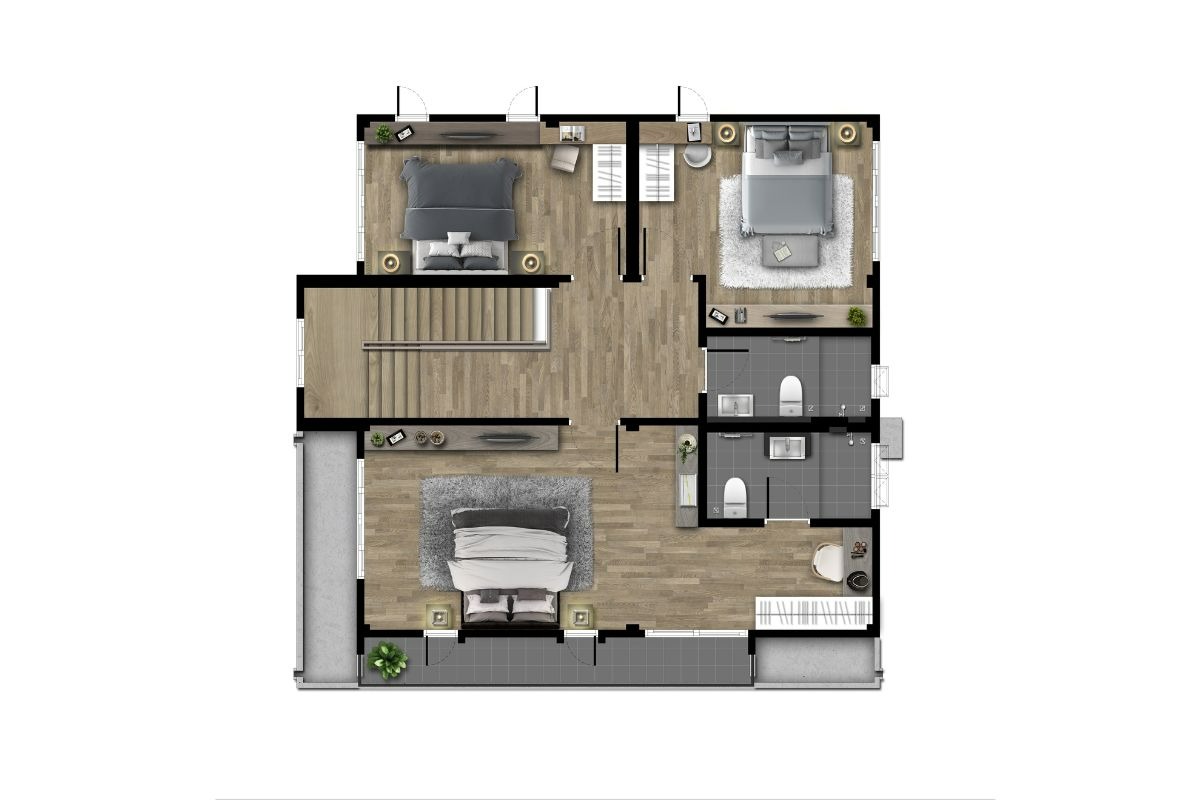 Type ASHER: Floor 2nd Floor