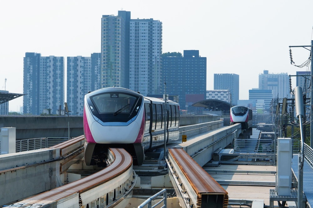 รถไฟฟ้าสายสีชมพู