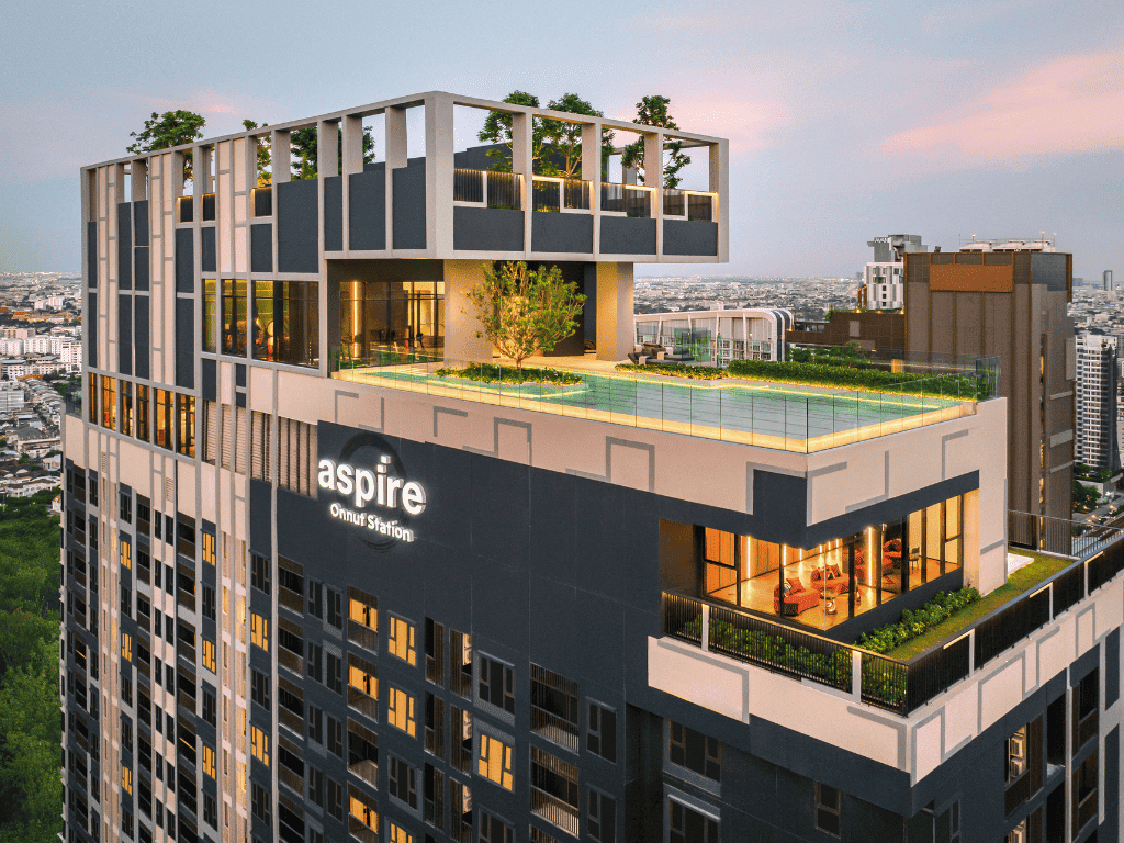 คอนโด High Rise โครงการ ASPIRE อ่อนนุช สเตชั่น