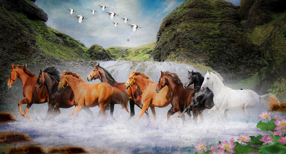 ภาพม้า ภาพมงคลเรียกทรัพย์