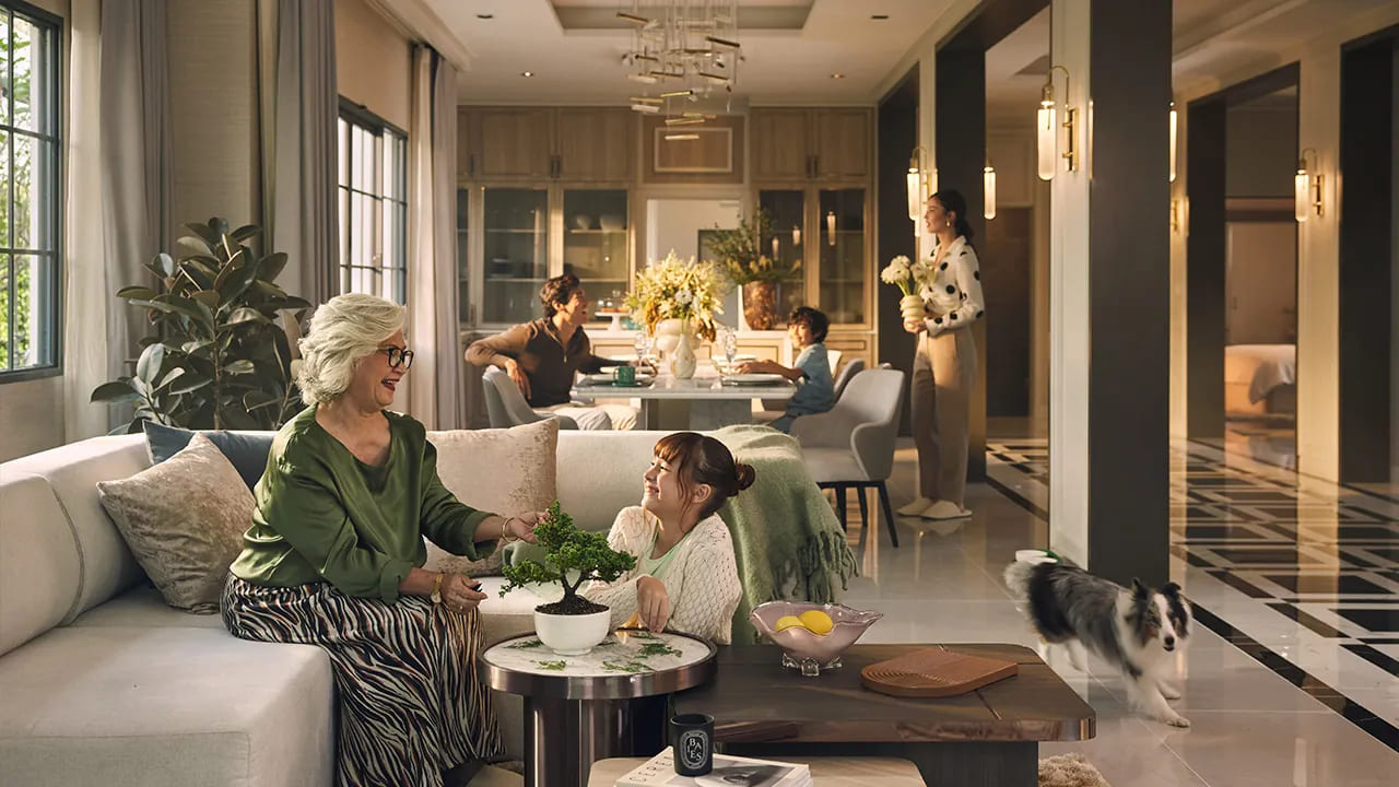 18_ap-house-for-large-family.jpg ครอบครัวหลายเจเนอเรชันใช้ชีวิตในบ้านครอบครัวใหญ่ โครงการ THE CITY จรัญฯ - ปิ่นเกล้า