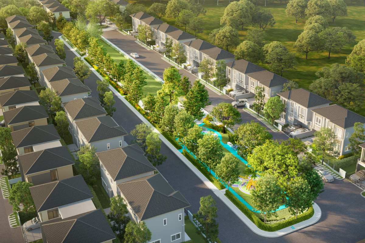 โครงการทาวน์โฮมสังคมคุณภาพย่านลำลูกกา