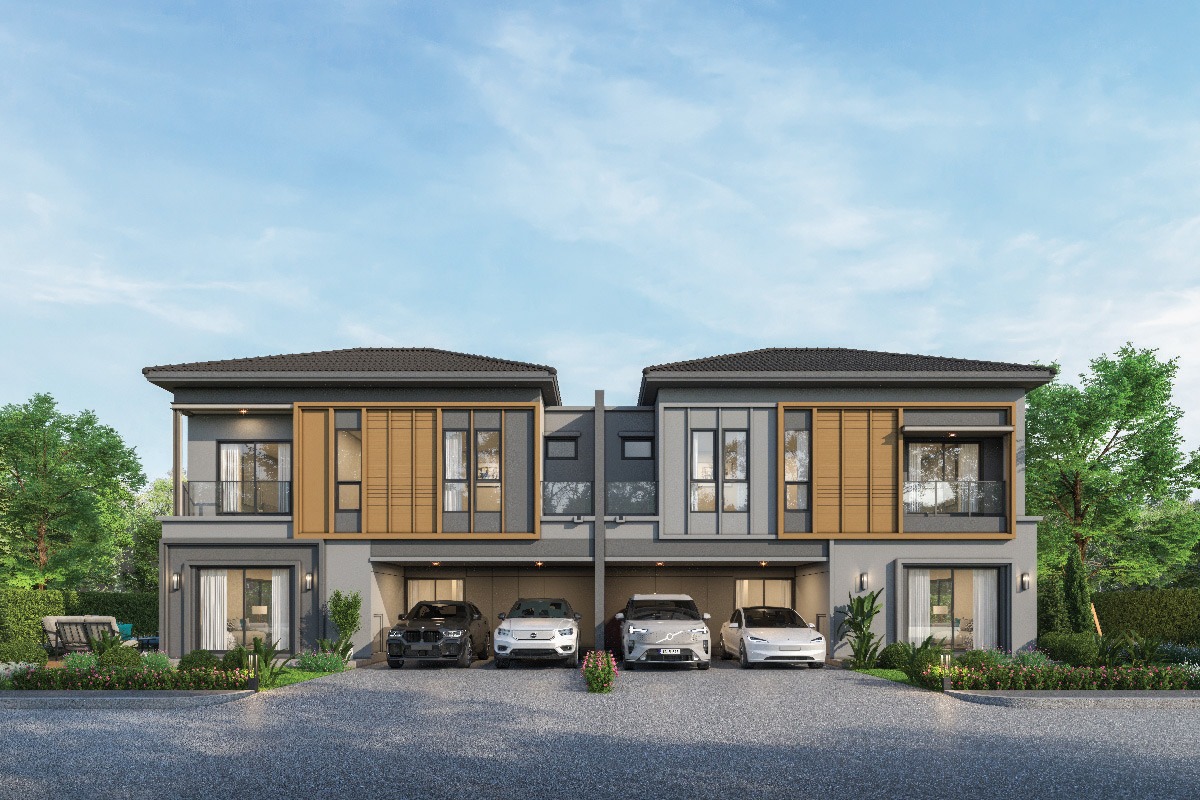 แบบบ้านแฝด SIENNA ใน GRANDE PLENO ทวีวัฒนา