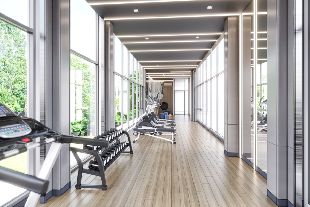 ELEVATED FITNESS ROOM