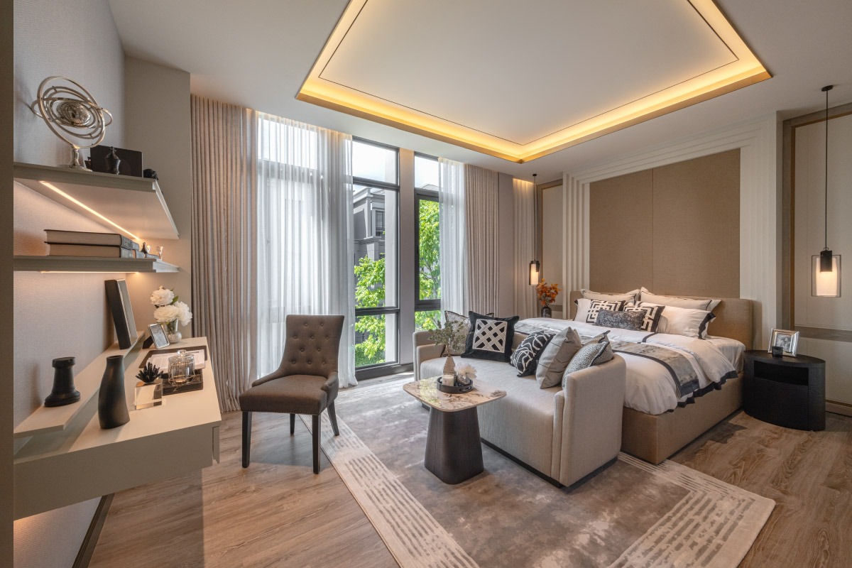 การตกแต่งบ้านสไตล์ Modern Classic ด้วยพื้นไม้