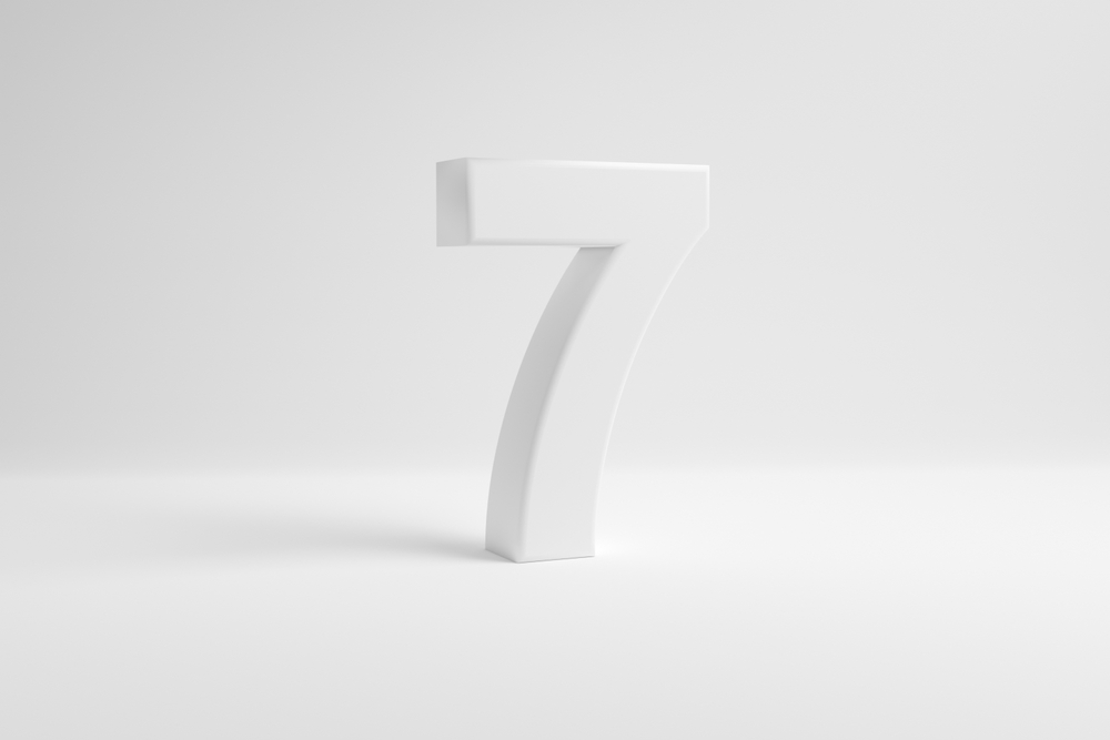 ผลรวมบ้านเลขที่เท่ากับ 7