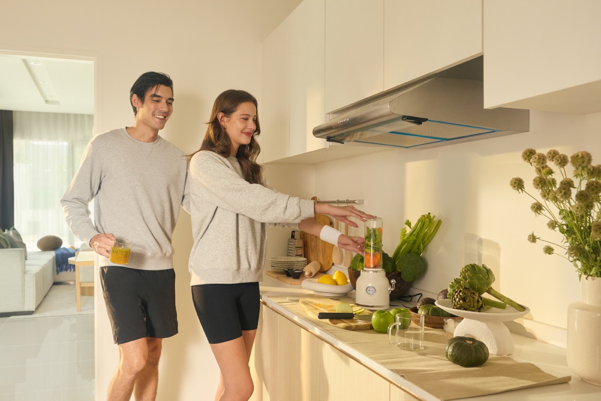 พื้นที่ครัวในบ้านเดี่ยว MODEN กาญจนาฯ - บางใหญ่